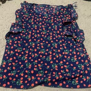 Juicy Couture Raspberry Print Blouse